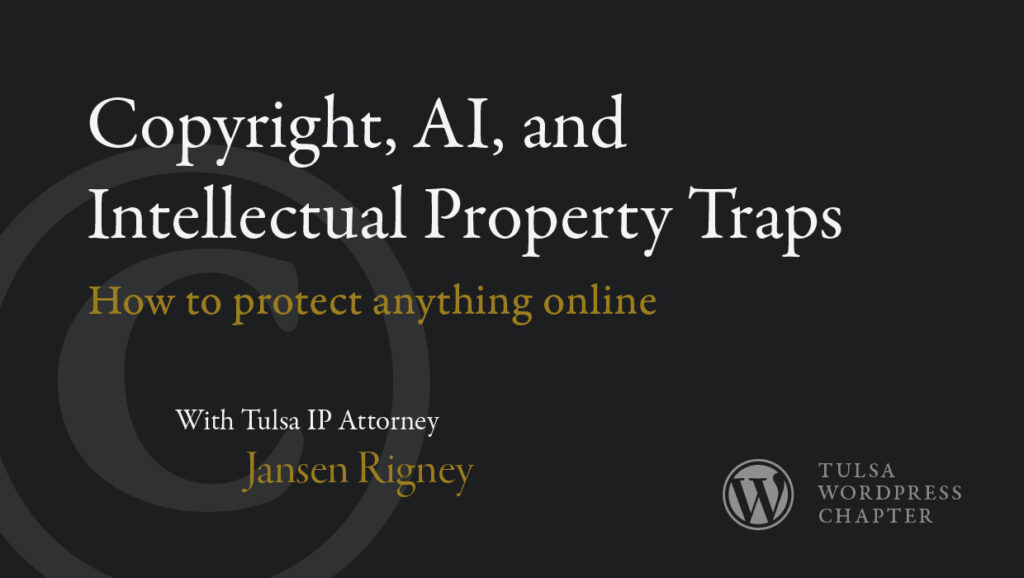 Westsky Studio Copyright, AI, IP Traps Event Thumbnail